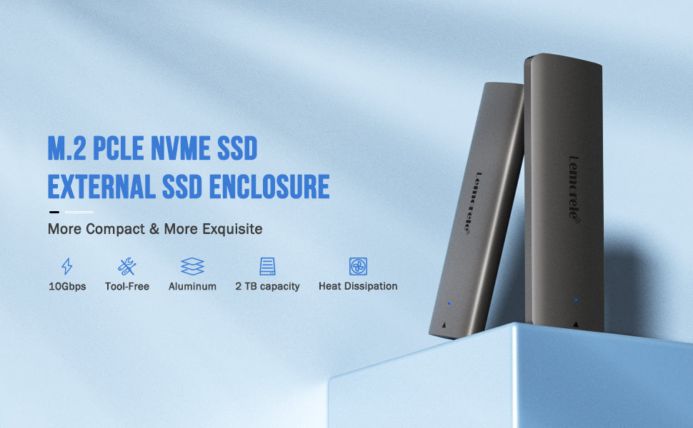 Lemorele M.2 NVMe SSD Enclosure Adapter