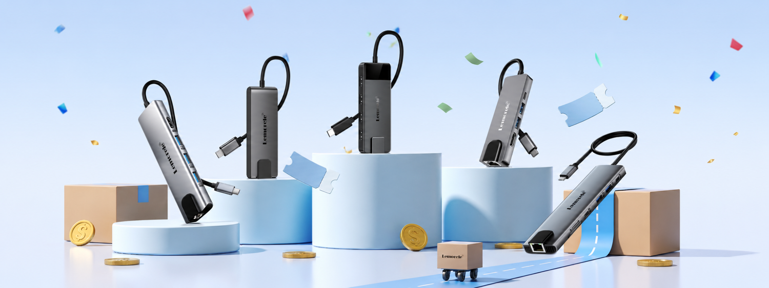 Lemorele All USB Hubs, HDMI Adapter, Docking Station