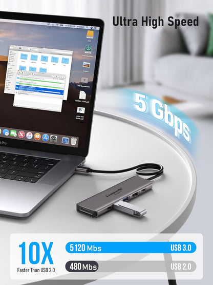 Lemorele 7-in-1Docking Station, Multiport Adapter with HDMI 4K@60Hz - TC45